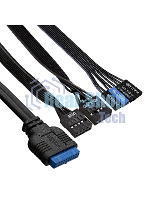 Компьютерный корпус Miditower ExeGate AA-442U2-AA400 (ATX, AA400 8 см, 1хUSB+2хUSB 3.0, аудио, черный)