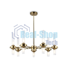 Люстра Ambrella light LH55360/14 BS/CL латунь/прозрачный G9/14 max 30W D750*690
