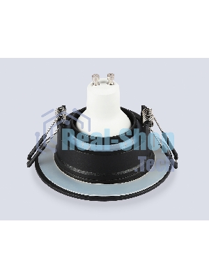 Светильник Ambrella light TN1142 BK черный IP44 GU5.3 D95*38