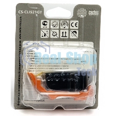 Картридж струйный Cactus CS-CLI521GY серый (8,4 мл) для Canon MP980/MP990