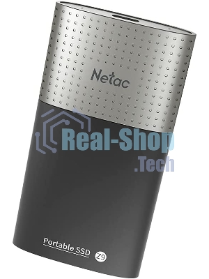 Внешний SSD Netac Z9, 128 Gb, USB 3.2 Gen 2 Type-C, R/W 550/480, черный