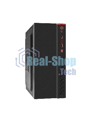 Компьютерный корпус Miditower ExeGate EX298134RUS AA-443U (ATX, без БП, 2хUSB+1хUSB 3.0+HD Audio, черный)