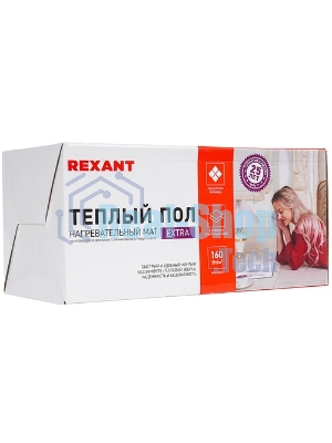 Пленочный теплый пол Rexant Extrema 220 1м², 0,5х2м, 220 Вт