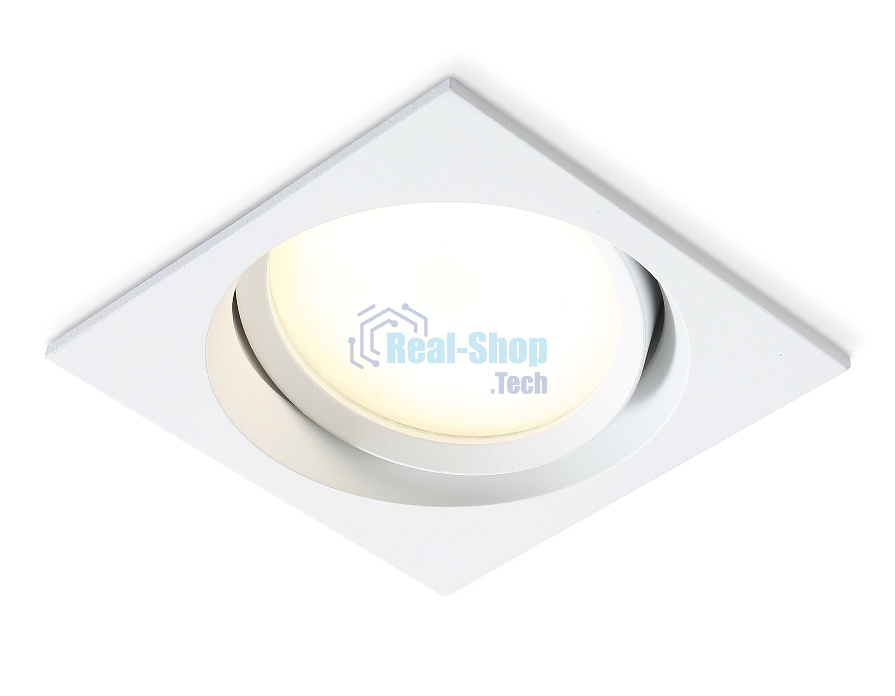Светильник Ambrella light TN6655 WH белый IP44 GX53 110*110*48