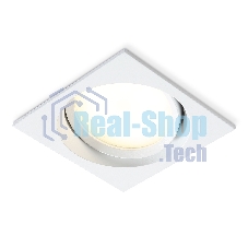 Светильник Ambrella light TN6655 WH белый IP44 GX53 110*110*48
