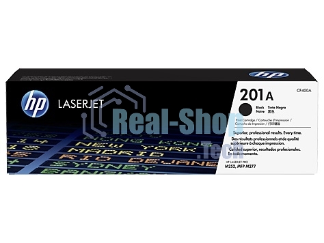Тонер Картридж HP 201A CF400A черный для HP CLJ Pro M252/M277 (1500 стр.)