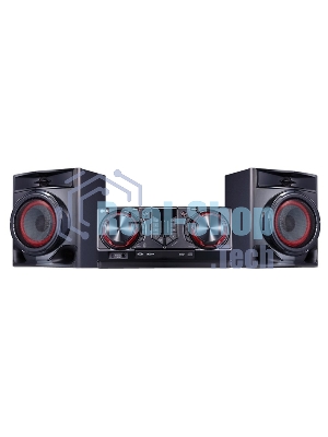 Мини-аудиосистема LG CJ44 черный 480Вт FM USB BT