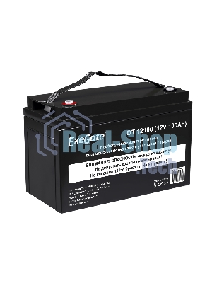 Аккумуляторная батарея ExeGate DT 12100 (12V 100Ah, под болт М6)