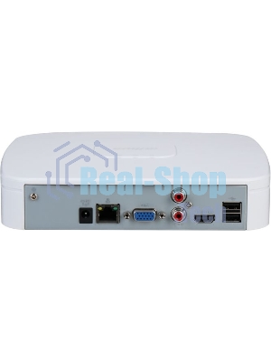 Видеорегистратор Dahua DHI-NVR2104-I2 4-канальный IP-видеорегистратор 4K и H.265+, ИИ