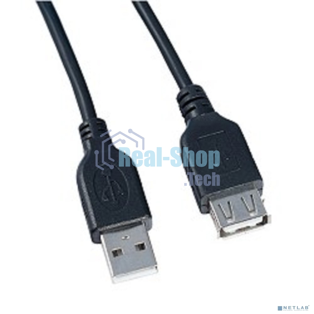 Кабель PERFEO USB2.0 A вилка - А розетка, 5 м (U4505)