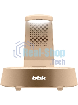 Портативная колонка BBK BTA1110 золотистый 10W 2.0 BT 10м 1800mAh