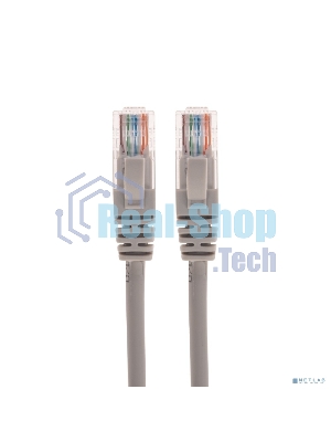 Патч-корд U/UTP Rexant cat.5e, RJ45-RJ45, 26AWG, ZH нг(А)-HF, серый, 3 м