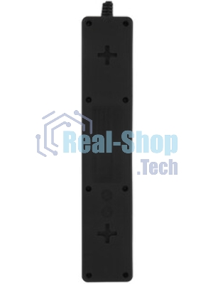 Сетевой фильтр Smartbuy SBSP-50-K One, 10А, 2 200 Вт, 5 розеток, длина 5,0 м, черный (SBSP-50-K)/35