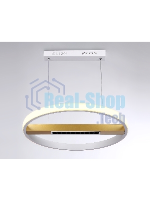 Светильник Ambrella light FL51488 WH/GD белый/золото 62W 3000K-6400K D600*1000 (ПДУ ИК)