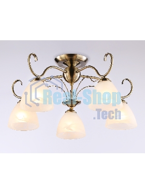 Светильник Ambrella light TR3046/5 SB/FR бронза/белый матовый E27/5 max 40W D595*285