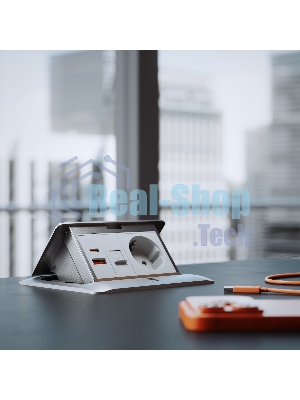Модульная розетка USB тип A+C 45*22,5 (белый) W1272701