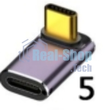 Переходник USB 4 Type-C угловой тип 4