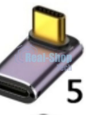 Переходник USB 4 Type-C угловой тип 4
