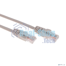 Патч-корд U/UTP Rexant cat.5e, RJ45-RJ45, 26AWG, ZH нг(А)-HF, серый, 3 м