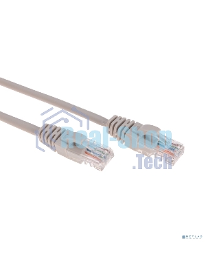 Патч-корд U/UTP Rexant cat.5e, RJ45-RJ45, 26AWG, ZH нг(А)-HF, серый, 3 м