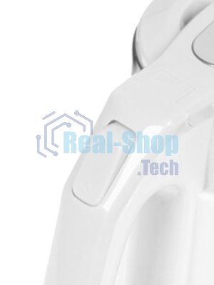 Электрочайник Centek CT-0023 белый, 2.0 л, 2000 Вт, скрытый нагревательный элемент