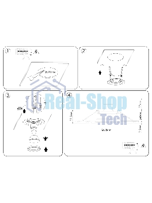 Светильник Ambrella light TN1142 BK черный IP44 GU5.3 D95*38