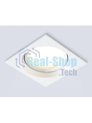 Светильник Ambrella light TN6655 WH белый IP44 GX53 110*110*48