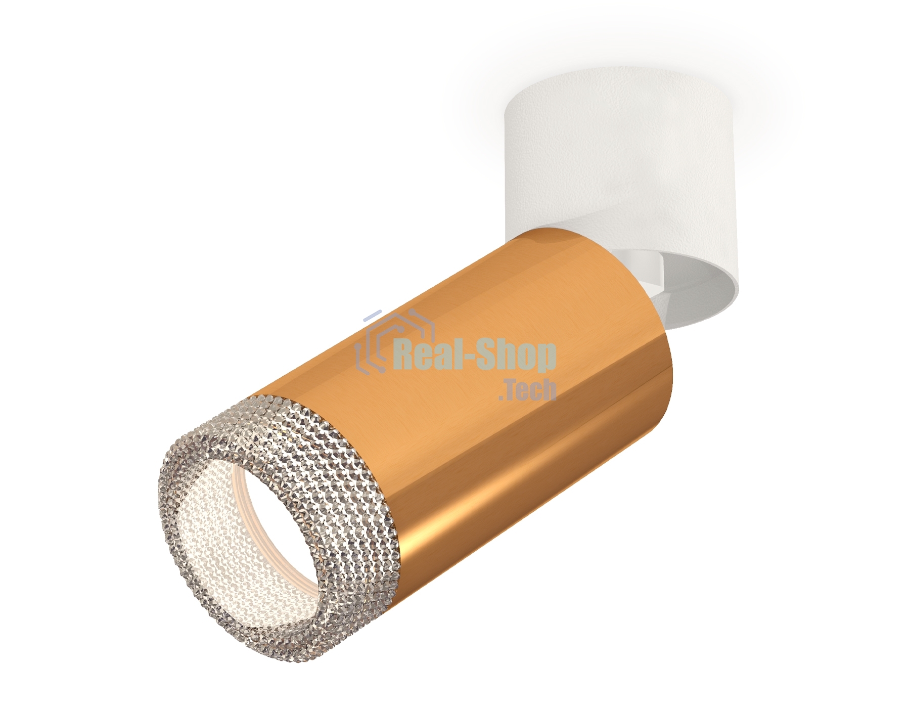 Светильник Ambrella Light XM6327031 PYG/WH/CL золото желтое полированное/белый /прозрачный (A2220, C6327, N6150)