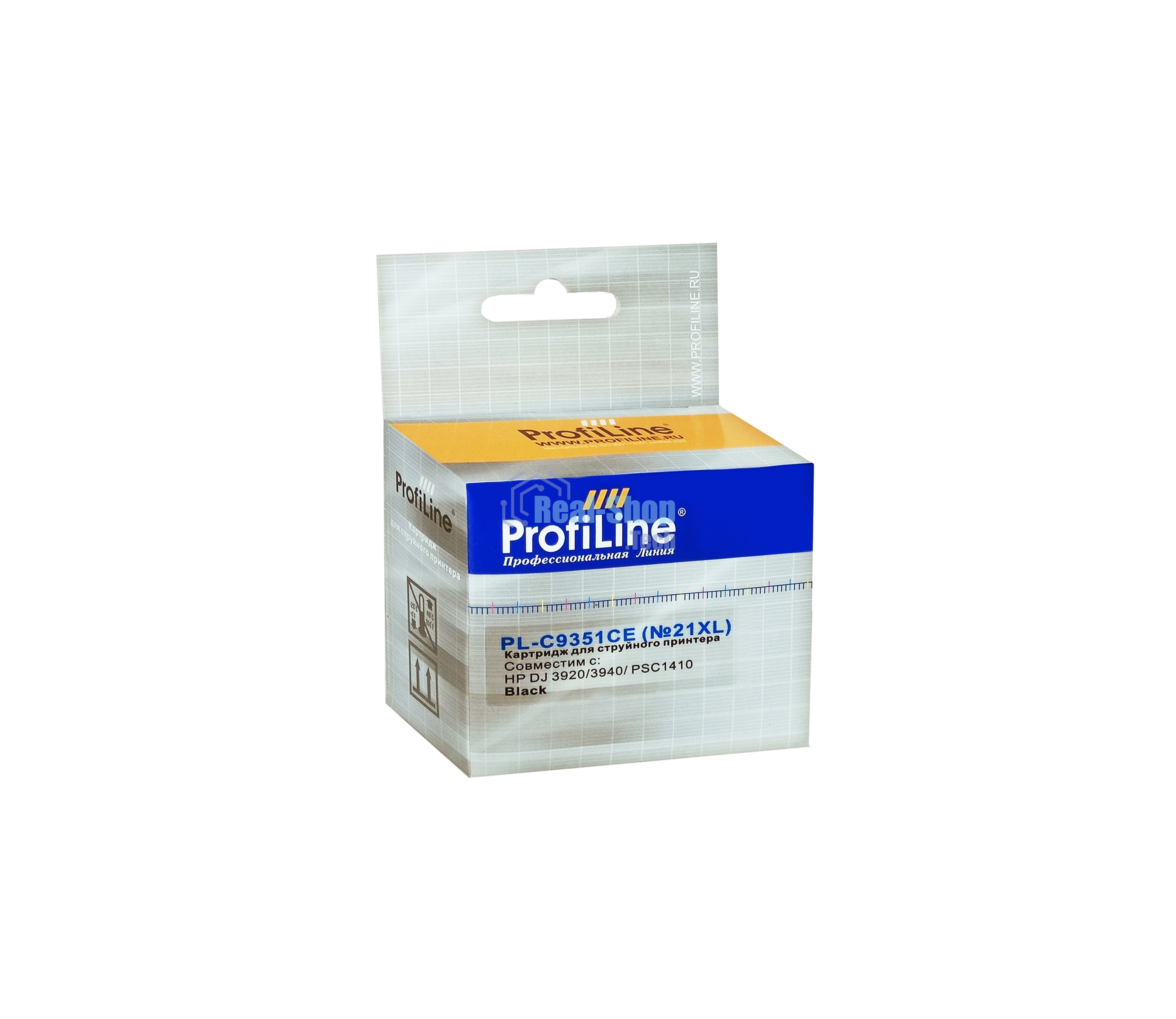 Картридж струйный ProfiLine PL-C9351CE №21XL для принтеров HP DJ 3920/3940/PSC1410 Black пигмент