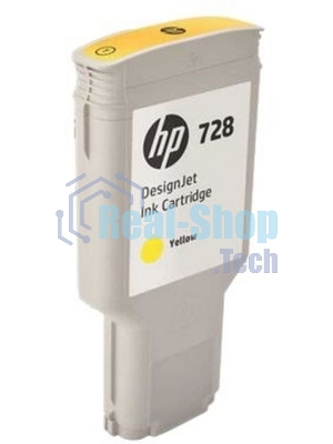 Картридж струйный HP F9K15A (HP 728) для DesignJet T730, T830. Желтый. 300 мл.