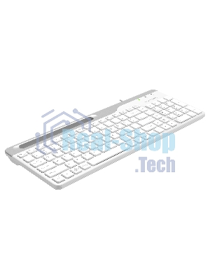 Клавиатура проводная A4Tech Fstyler FK25, USB, белый/серый