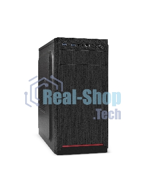 Компьютерный корпус Minitower ExeGate BAA-114U2-AAA350 (mATX, БП AAA350 с вент. 8см, 1хUSB+2хUSB 3.0, аудио, черный)
