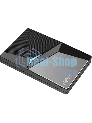 Внешний SSD Netac Z7S, 120 Gb, USB 3.2 Gen 2 Type-C, R/W 550/480, черный