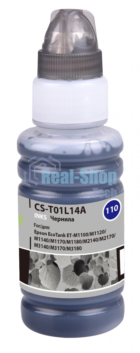 Чернила Cactus CS-T01L14A черный70мл для Epson M1100/M1120/M1170/M2140/M2170