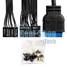 Компьютерный корпус Miditower ExeGate EX298134RUS AA-443U (ATX, без БП, 2хUSB+1хUSB 3.0+HD Audio, черный)