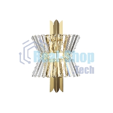 Настенный светильник Ambrella light LH41029/2 BS/CL латунь/прозрачный E14*2 max 40W 310*180*460