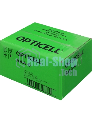 Элемент питания алкалиновый AAA/LR03 (блист. 6шт) Basic Opticell 5051007