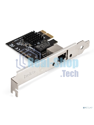 Сетевой адаптер ExeGate EXE-251 (PCI-E x1 v2.0, 1xRJ45, UTP 100Mbps/1000Mbps/2.5Gbps RTL8125B)