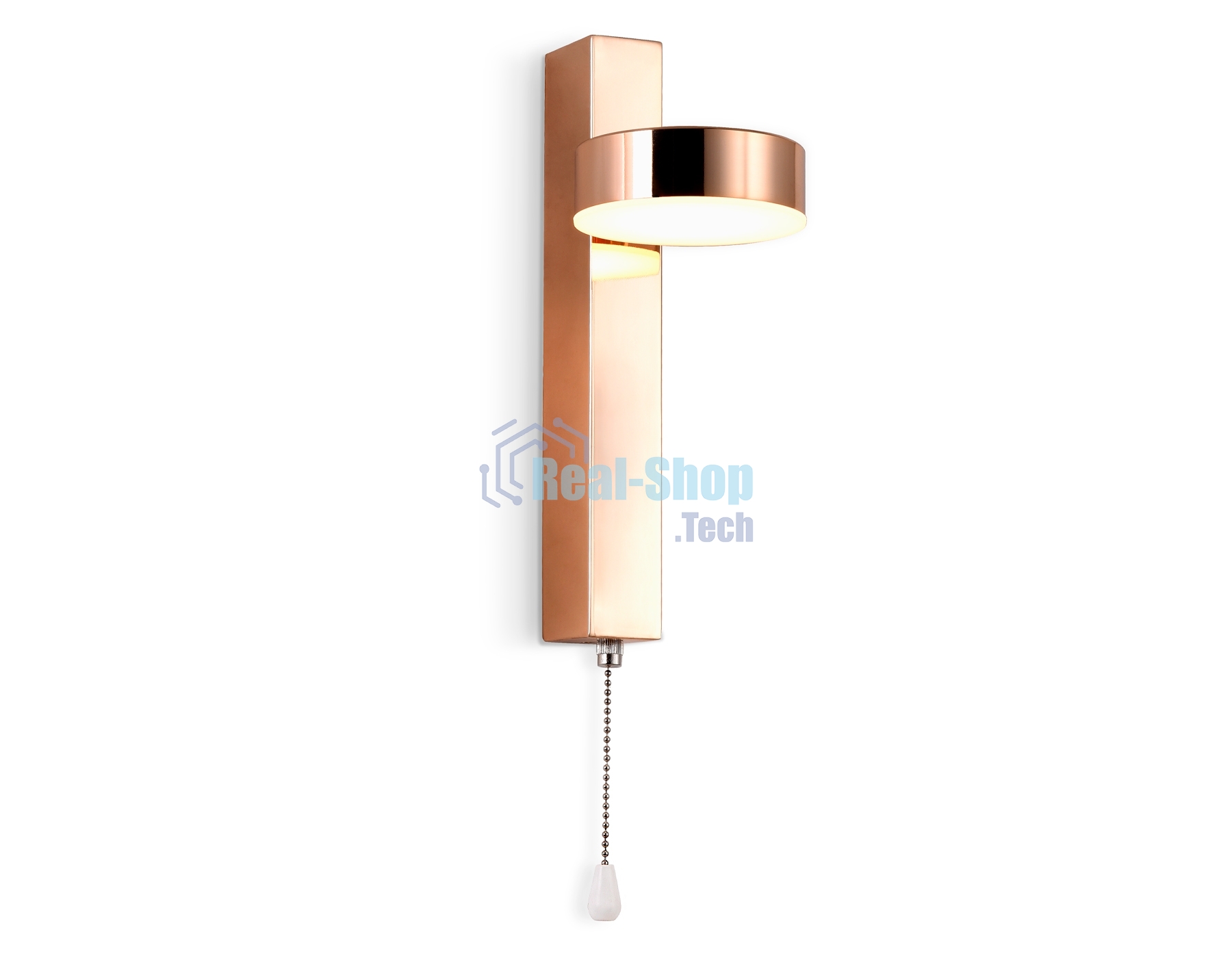 Настенный светодиодный светильник с выключателем Ambrella light FW161 GD золото LED 3000K 6W 265*95*135