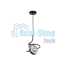 Светильник Ambrella light LH15001 BK/SM черный/дымчатый G9 max 40W D190*1400