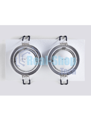 Светильник встраиваемый Ambrella light TN102731/2 WH белый GU5.3 175*92*23
