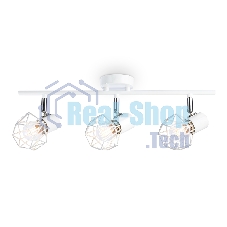Светильник Ambrella light TR8631/3 WH/CH белый/хром E27*3 max 40W 460*91*175