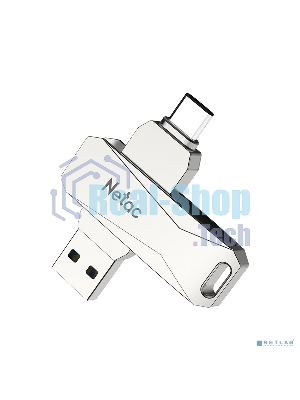 Флешка USB Netac U782C dual USB 3.0+TypeC 64Gb, retail version