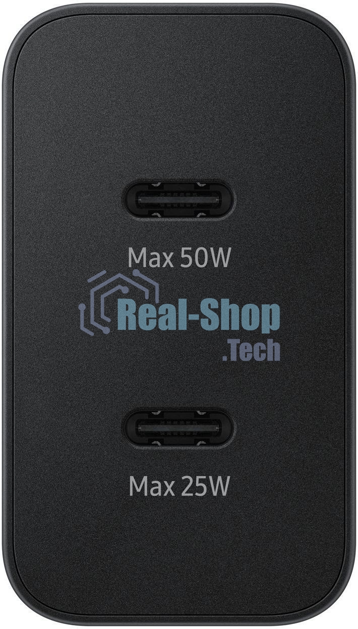 Сетевое зарядное устройство Samsung EP-T5020 50W 3A (PD) 2xUSB type-C для Samsung черный