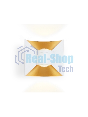 Светильник Ambrella light ST4471 WH/GD белый/золото LED 4200K 6W IP54 92*98*55
