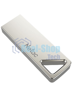 Флешка USB Netac U326 (NT03U326N-004G-20PN), 4Gb, USB 2.0, R/W 50/15, серебристый