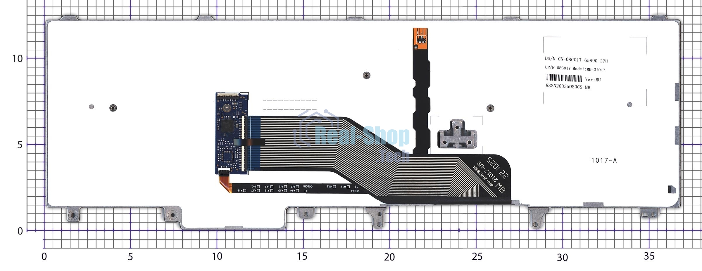 Клавиатура для ноутбука Dell Latitude E6520 E6530 E6540 черная с подсветкой