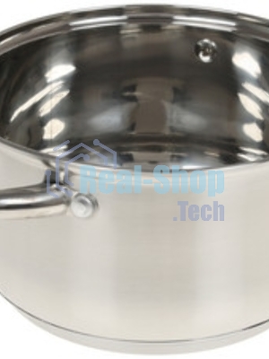 Набор посуды KELLI KL-4202 8 пред. (Ковшик 2л. Кастрюля 2 л. Кастрюля 2,6 л. Кастрюля 3,6 л. Высококачественная нерж. сталь 18/10. 5-ти слойное капсульное дно. Жаропрочные стекл. крышки.)