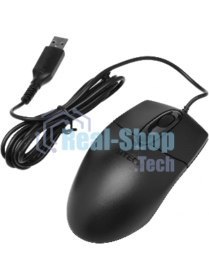 Мышь проводная A4Tech OP-720S черный, 1200 dpi, USB Type-A, кнопки - 3