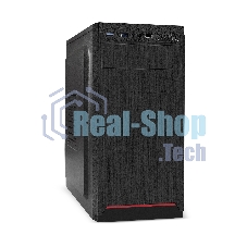 Компьютерный корпус Minitower ExeGate BAA-114U2-AAA400 (mATX, БП AAA400 с вент. 8см, 1хUSB+2хUSB 3.0, аудио, черный)